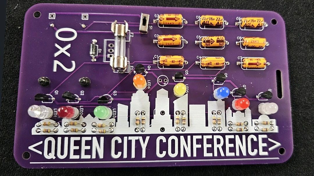 Standard Digital Badge Queen City Con 0x2 (Fully Assembled)