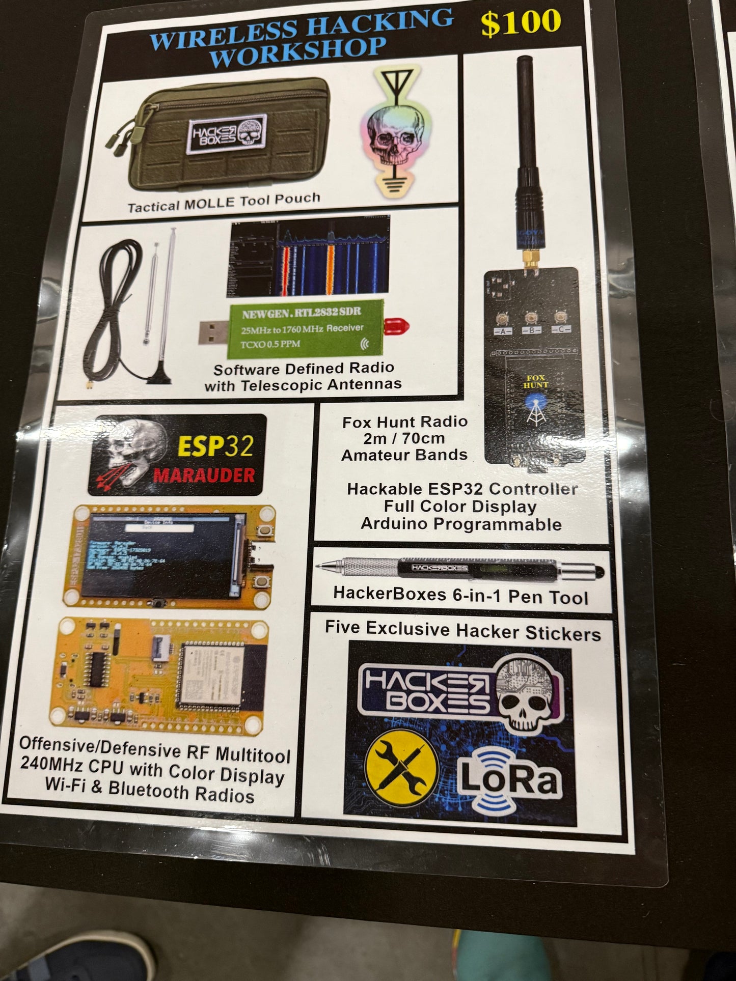 Wireless Hacking Workshop Assembly Kit