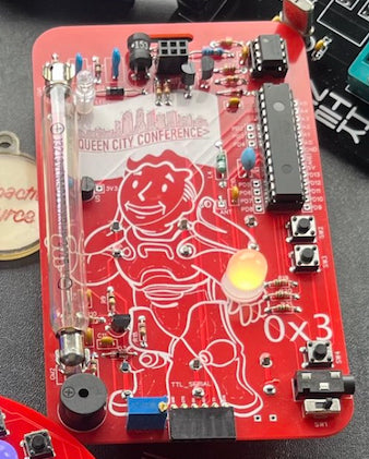 Supporter Digital Badge Queen City Con 0x3 (Fully Assembled)